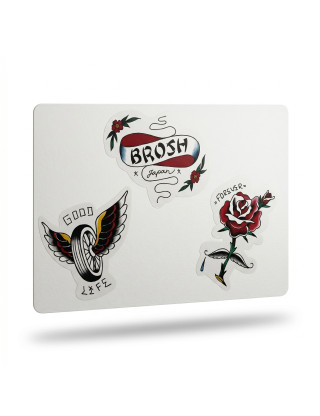 Hoja de Pegatina Brosh Nº3